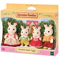 Sylvanian families Набор "Семья шоколадных кроликов" new					