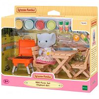 Sylvanian families Набор "Пикник с барбекю для друзей"					